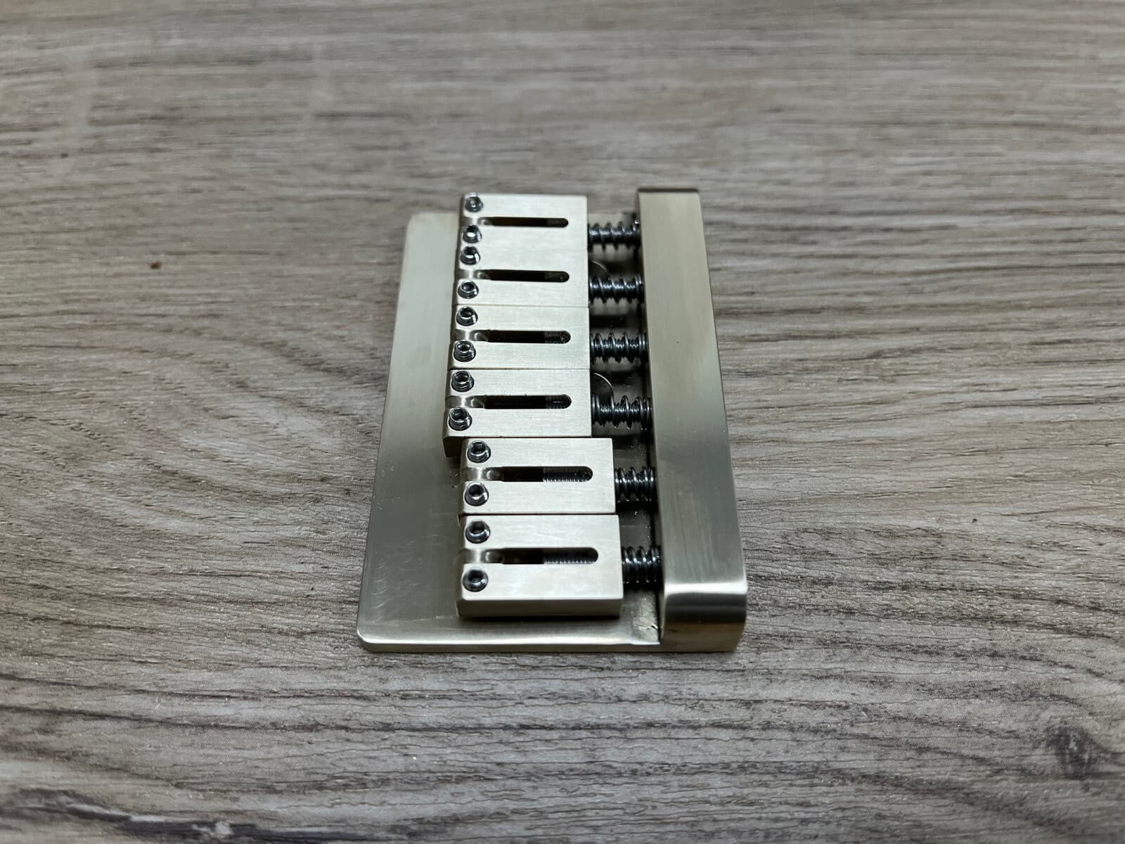 American Vintage Hardtail Bridge — all brass, CNC machined — view 3