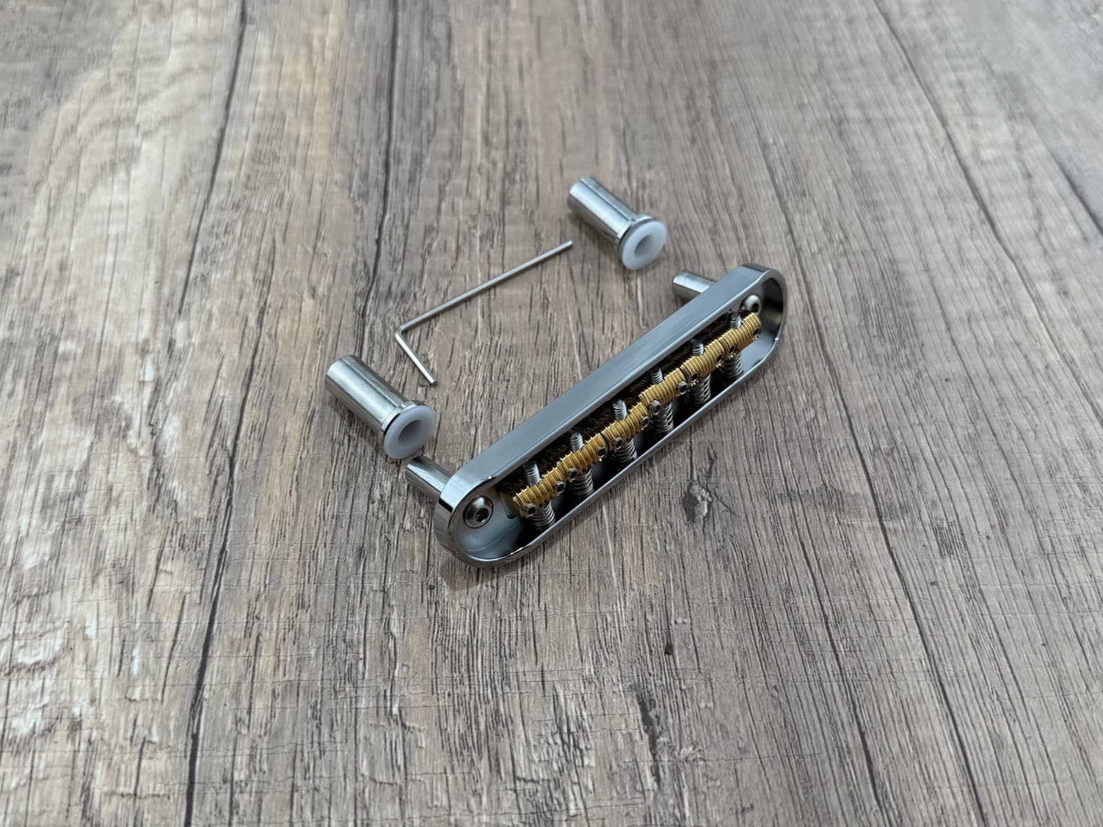 Brass Bridge for Fender Jaguar/Jazzmaster® Guitar & Mustang 2 1/16 Spacing