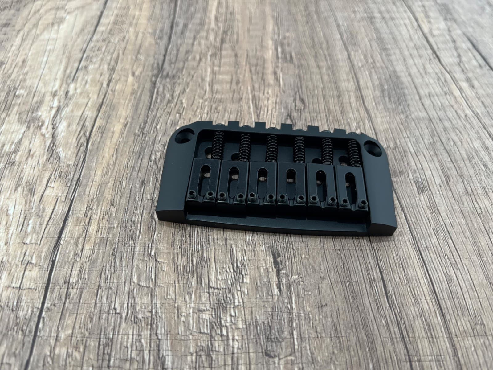 Brass Hardtail Hard Tail Fixed Guitar Bridge 2-1/8" '' (54mm) Black — Aumsen CNC-machined bridges & tailpieces