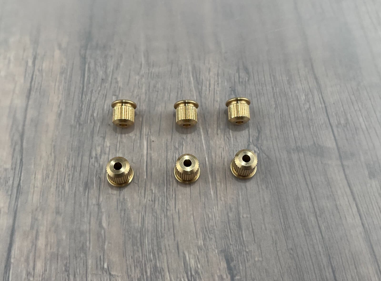 BRASS String Body Ferrules for Fender Telecaster/Tele PACK OF 6 — Aumsen guitar part