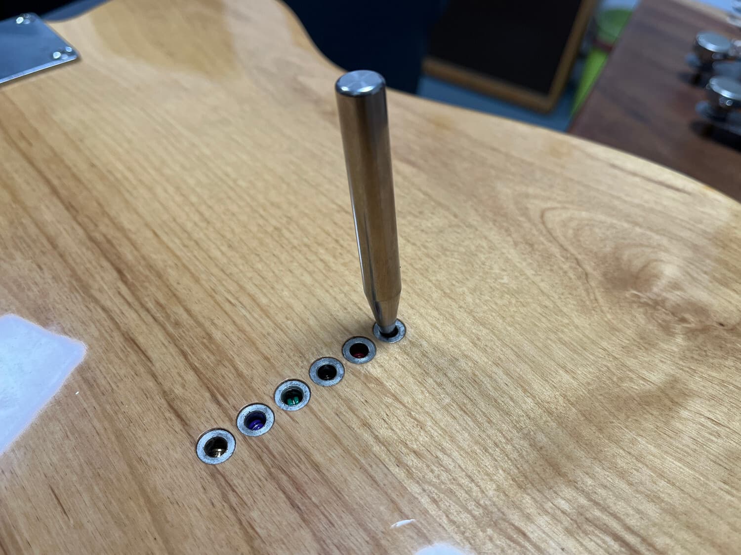 Through Body Ferrules Install Tool for Stratocaster Tele TL — Aumsen guitar part