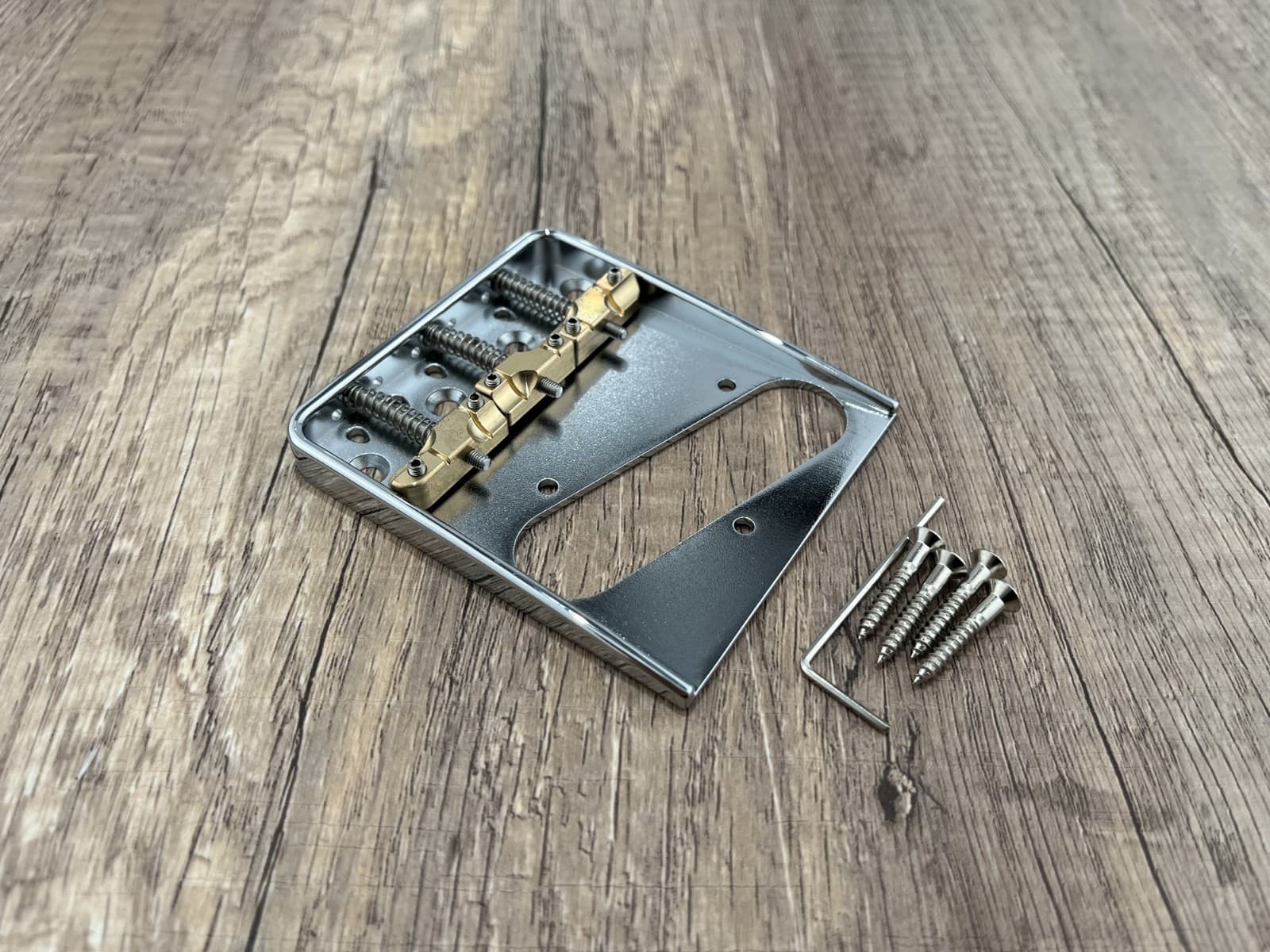 Aluminium Telecaster® Bridge-Compensated Saddles — Aumsen guitar part