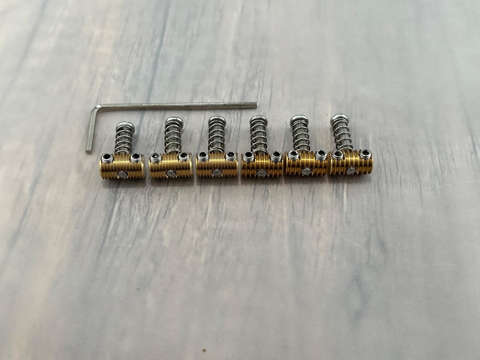 Jazzmaster Jag Guitar Bridge Threaded Vintage Style Saddles — Aumsen guitar part
