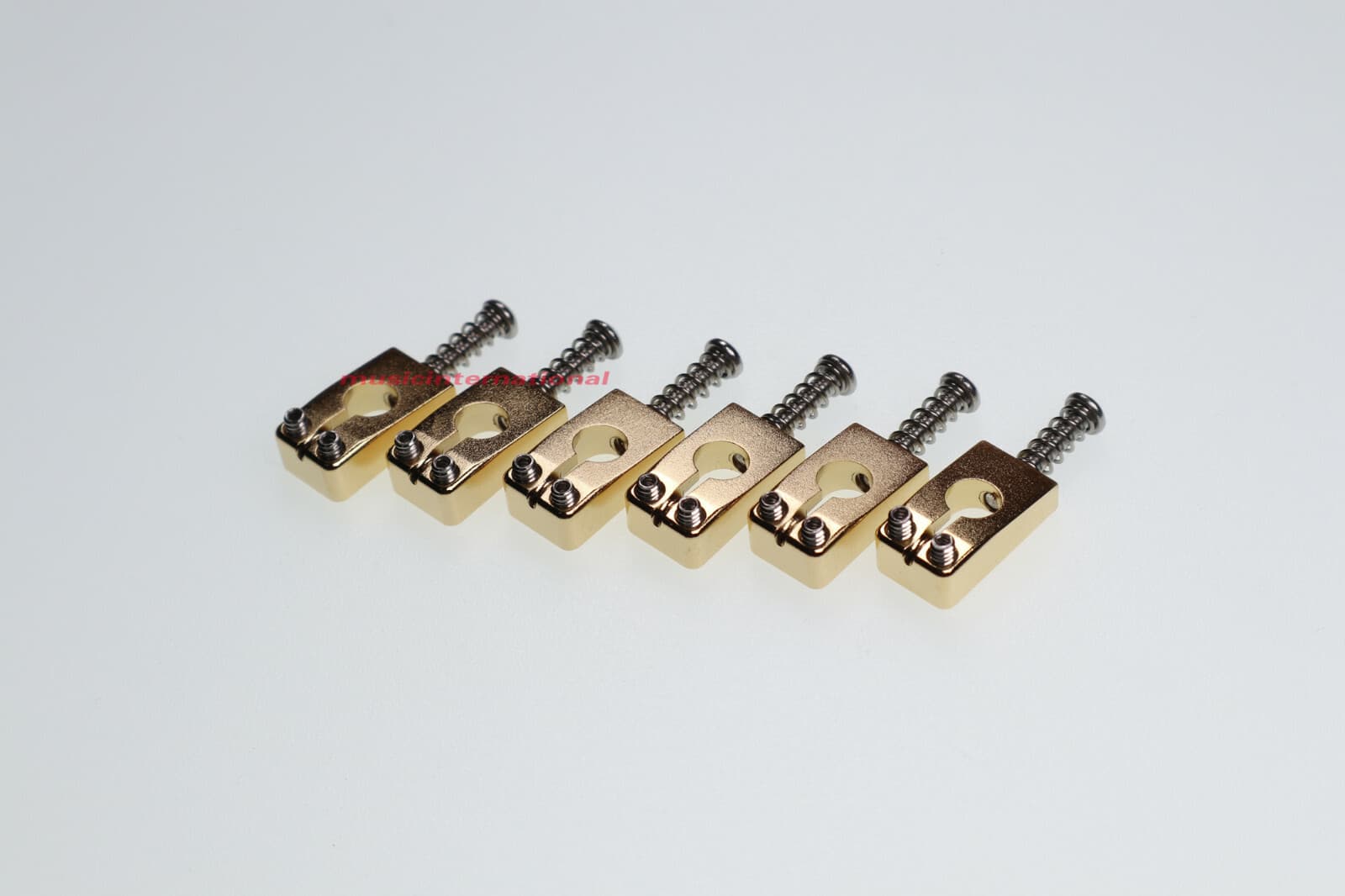 PRS Style Brass Saddles- Strat, Tele, 2-1/16" 10.5mm — view 3