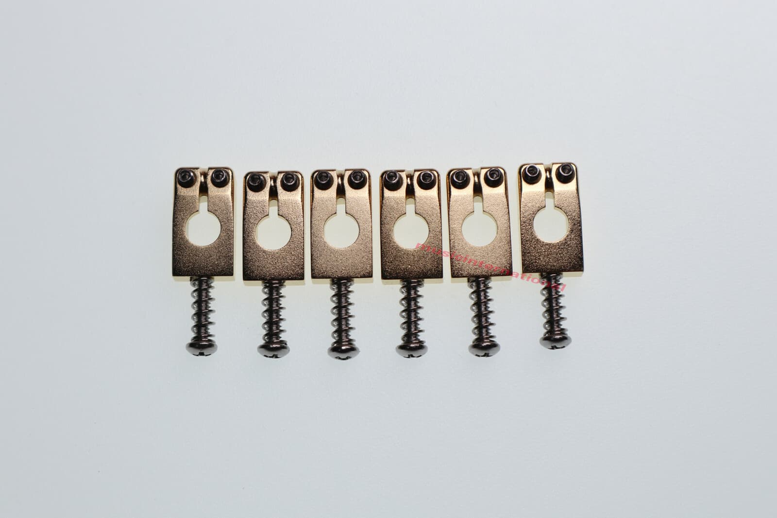 PRS Style Brass Saddles- Strat, Tele, 2-1/16" 10.5mm — view 5