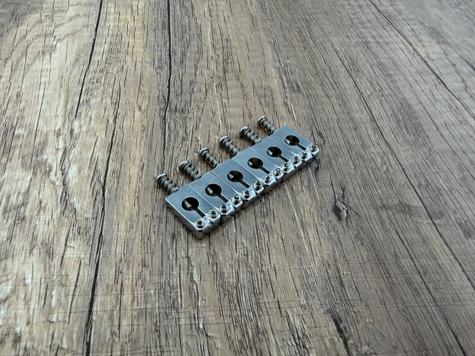 PRS Style stainless steel saddles - Strat, Tele, 2-1/16" 10.5mm — Aumsen CNC-machined saddles