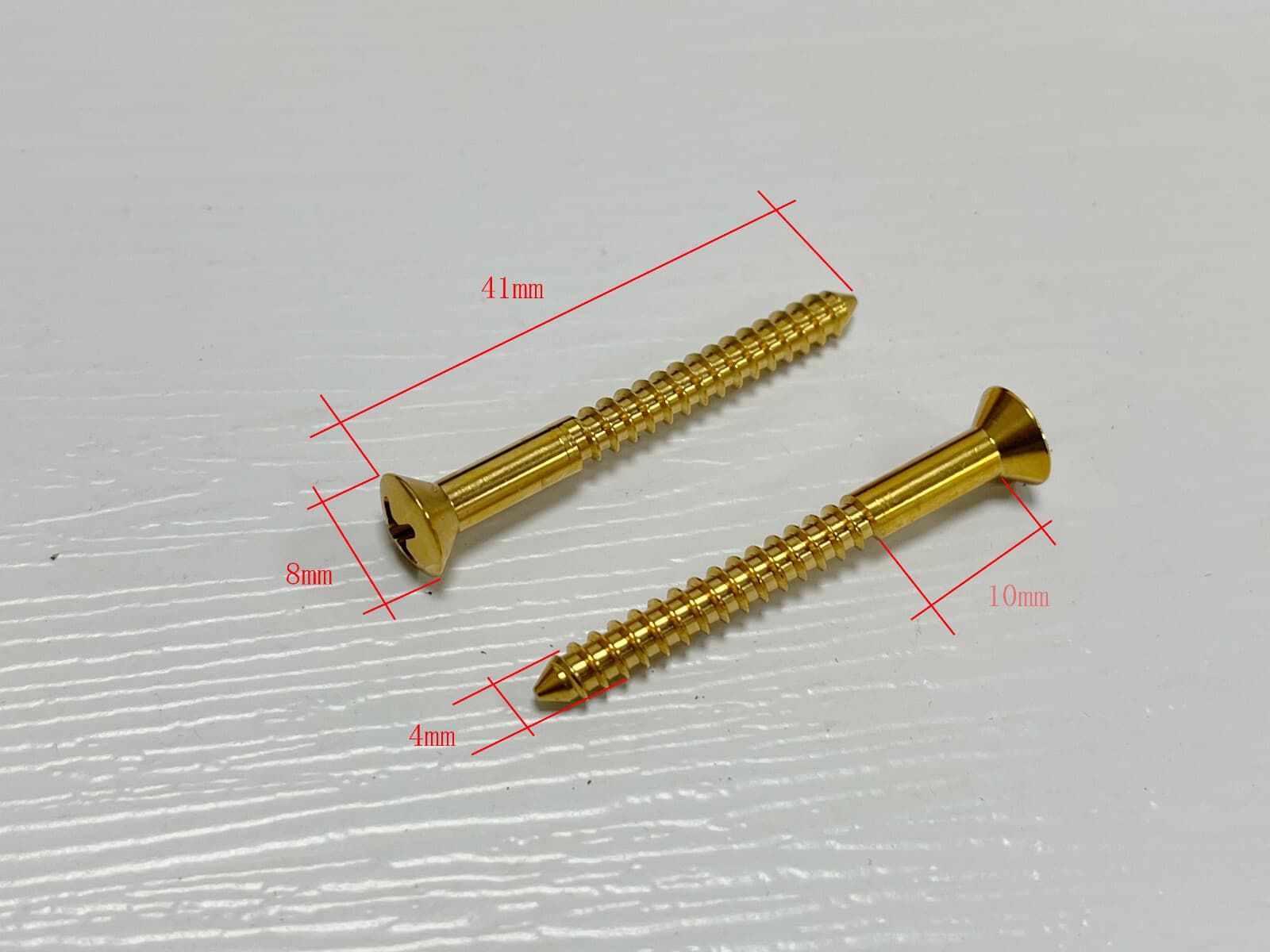 2pcs brass Guitar Tremolo Spring Claw Screws Fit Fender,Floyd Rose,CNC machining — view 5