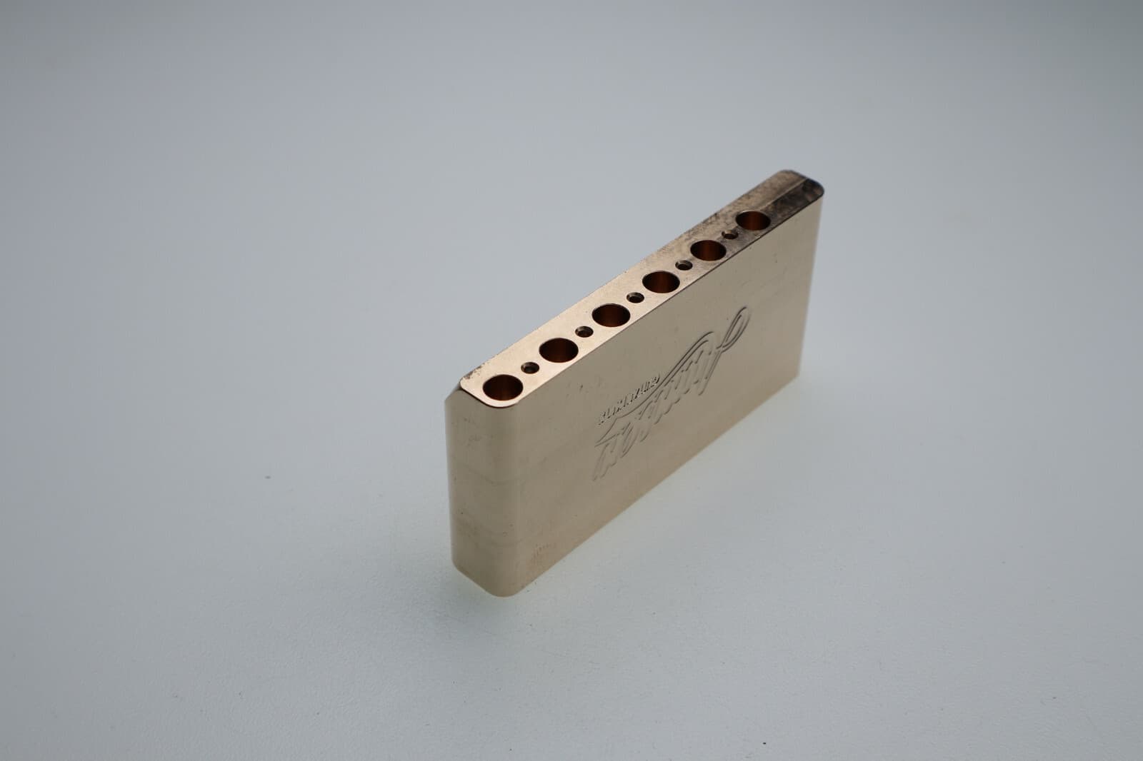 Brass Tremolo Block For Squier Strat Import Guitar 40mm — view 3